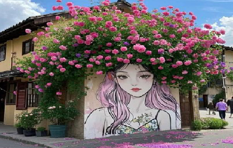 轵城怎么设计网红打卡墙绘