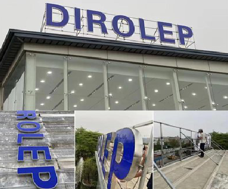 轵城楼顶发光字安装的注意事项。